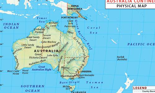 Letak Astronomis Benua Australia Beserta Pengaruh Batas Wilayahnya